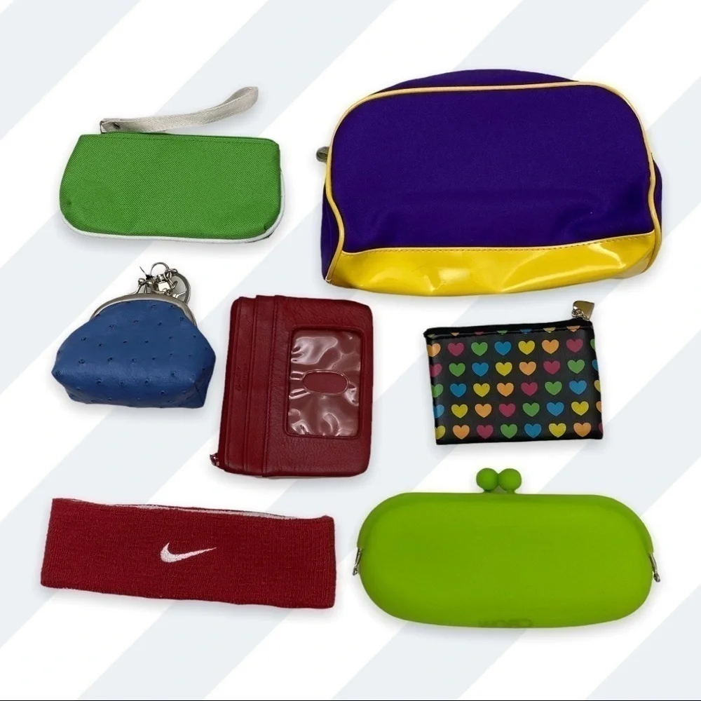 Accessories Bundle 🛍️ Cosmetic Bags, Cases and Accessories-Bright and Fun!